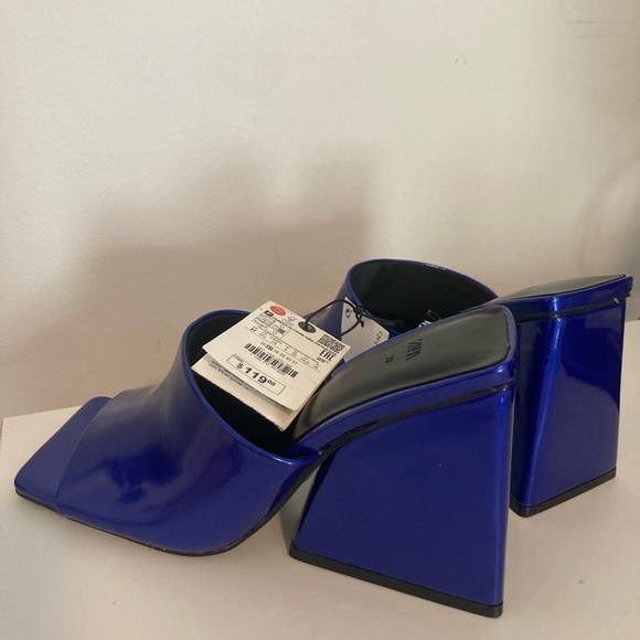 Zara block platform wedge - Picture 4 of 5